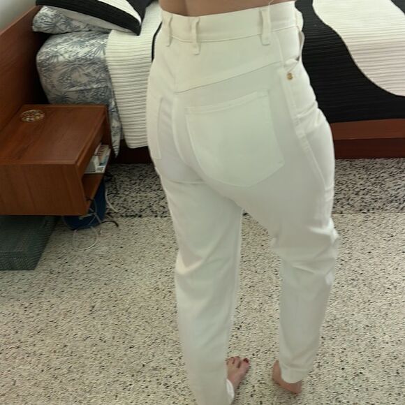 Escada Sport high rise white pants 38 size 6 - Picture 1 of 12